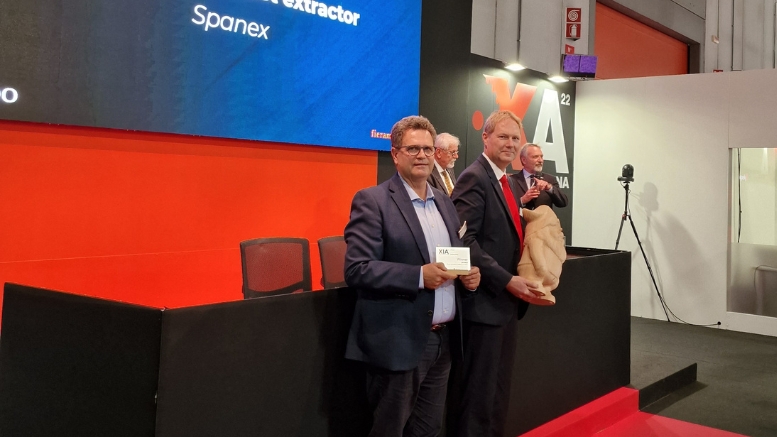 The Xia award for sustainability goes to Spänex “Smu” dust extractors -  Xylon website